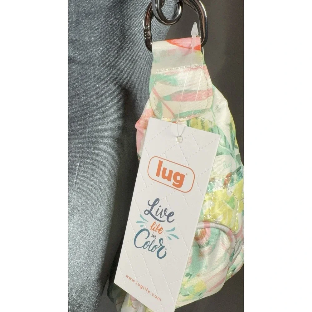 NWT Lug Bolero Crossbody Bag Candy Tropics Quilted Tropical Floral Shoulder Bag